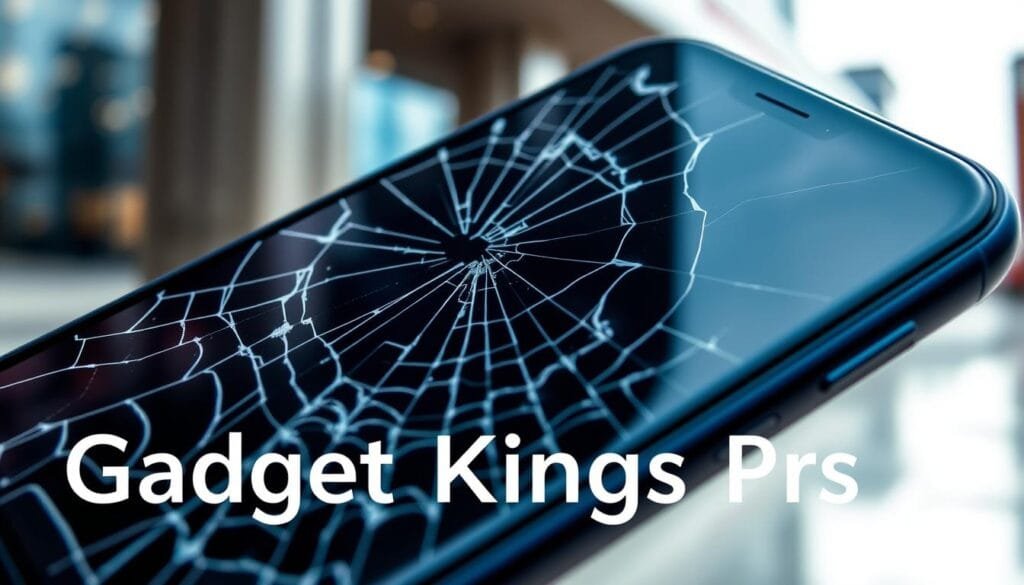 cracked phone screen