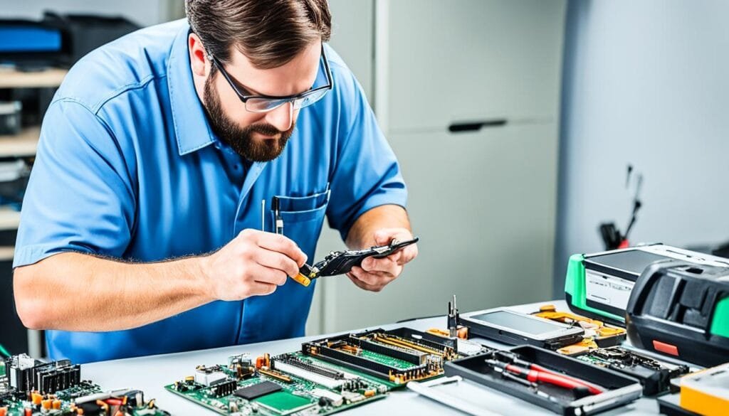 phone repair process Stretton